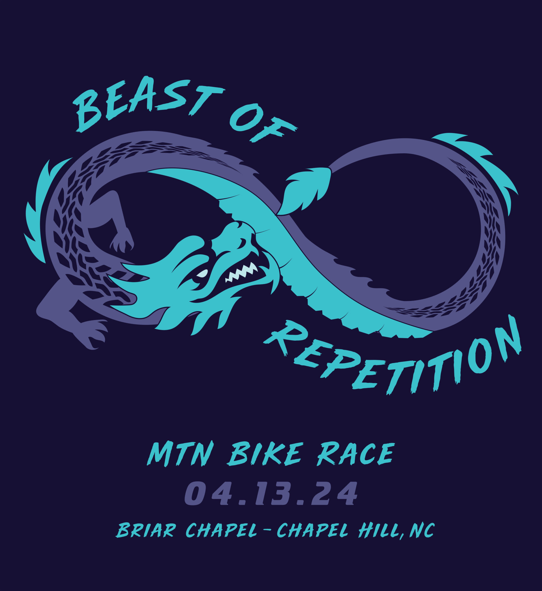 beast of reputation mountain bike race 2024 logo