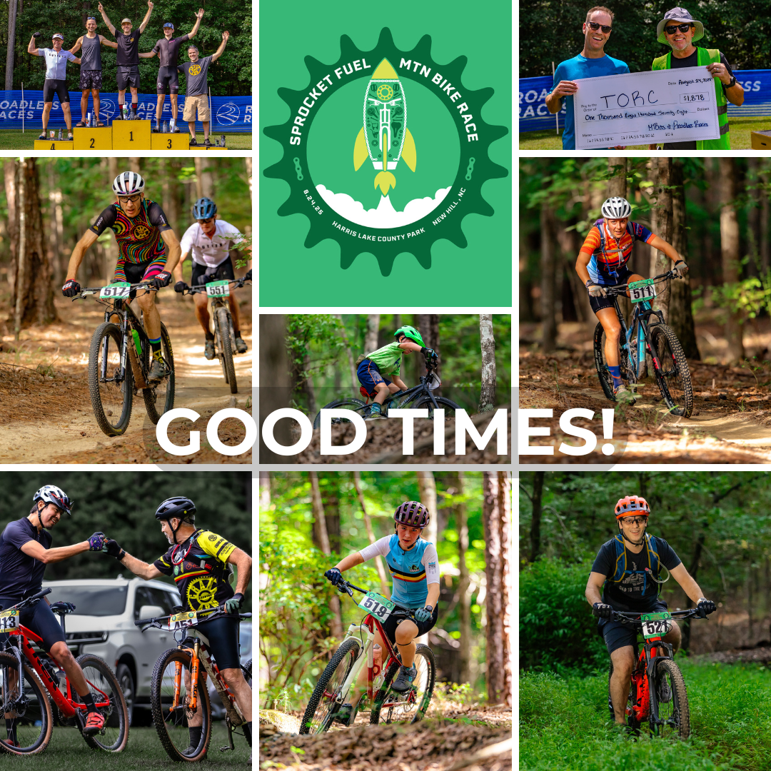 collection of mountain bike photos with the words Good Times